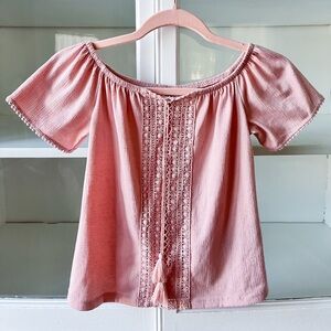 Divided Pink Blouse